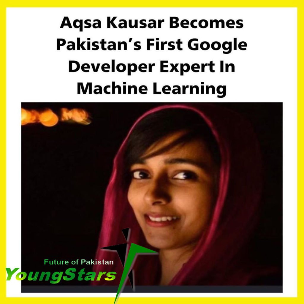 Pakistan’s first female Google developer expert, AQSA KAUSAR