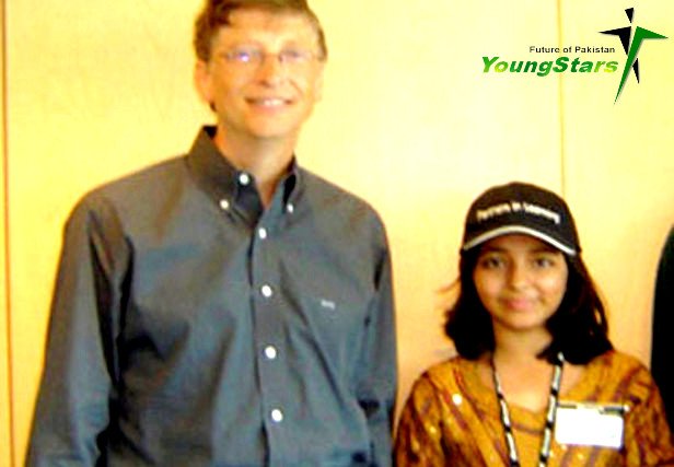  Arfa Karim a young star of Pakistan World’s Youngest Microsoft Engineer met with Bill Gates