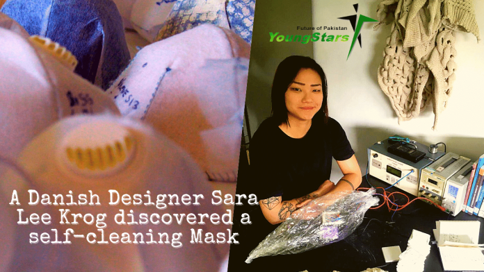 A Danish Designer Sara Lee Krog discovered a self-cleaning Mask [youngstars.pk]